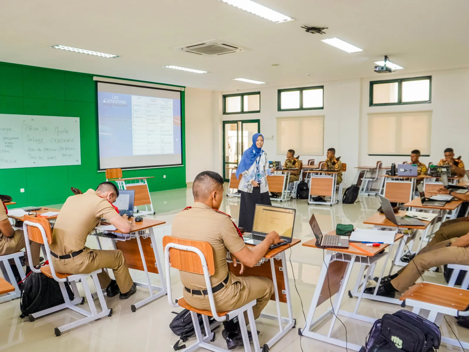 Dokumentasi sesi pelatihan korporat Neksus bersama Akademi Militer Magelang