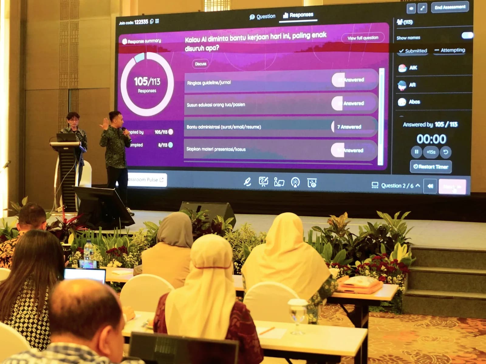 Dokumentasi sesi pelatihan korporat Neksus bersama Ikatan Dokter Indonesia Jawa Timur