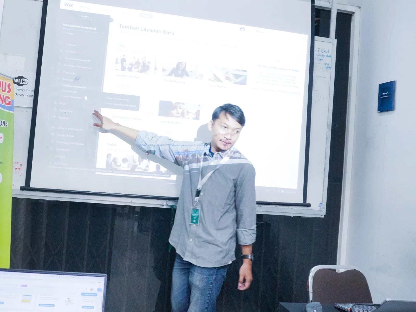 Dokumentasi sesi pelatihan korporat Neksus bersama PT Frasta Survey Indonesia