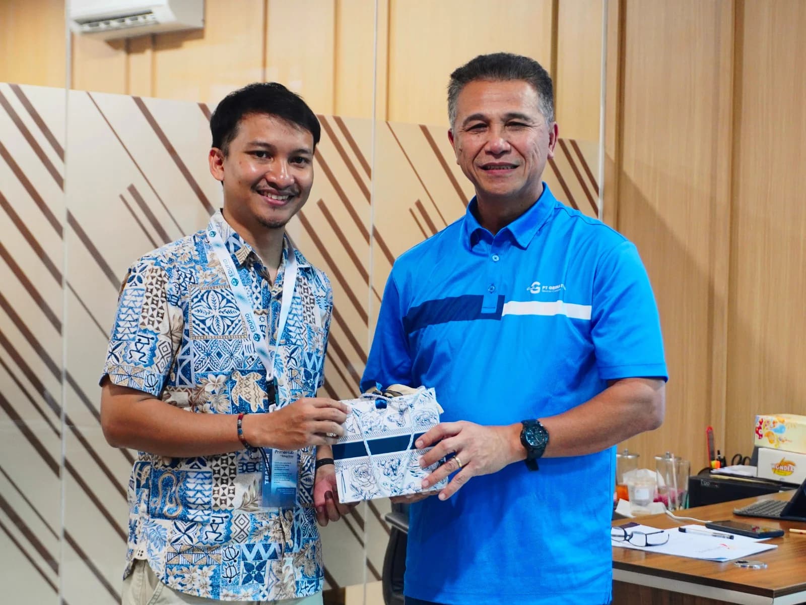 Dokumentasi sesi pelatihan korporat Neksus bersama PT Grinatha Semarang