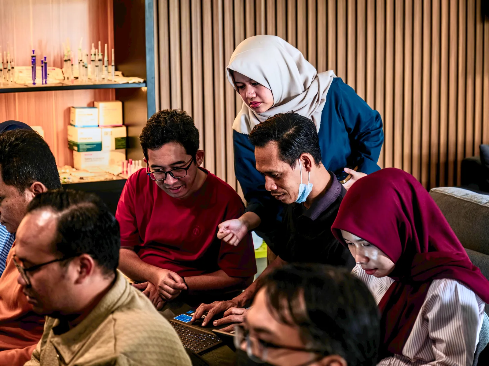 Dokumentasi sesi pelatihan korporat Neksus bersama PT Jaya Mas Medica Industri